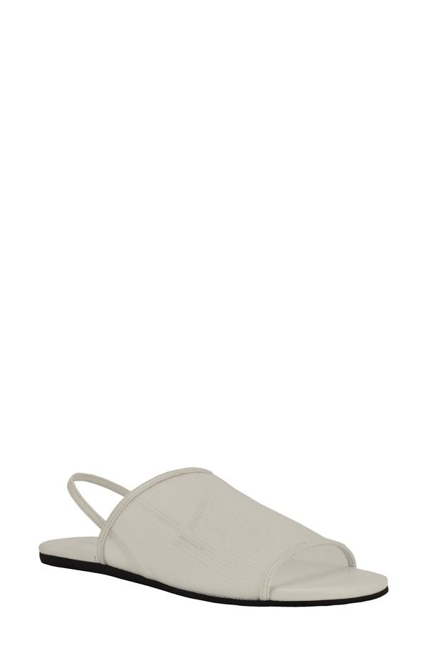 カルバンクライン レディース シューズ サンダル Calvin Klein Gaven Slingback Sandal White Mesh ホワイト