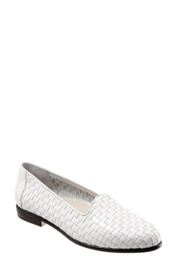 トロッターズ レディース シューズ スリッポン・ローファー Trotters Liz SlipOn Loafer White ホワイト