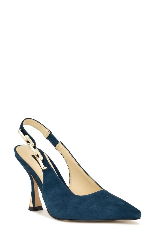 ナインウェスト レディース シューズ ヒール Nine West Veroni Slingback Pointed Toe Pump Dbl01