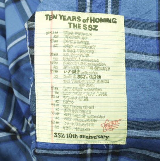 SSZ エスエスズィー 26SS ZUKA SHIRT オーバーサイズチェックシャツ 11