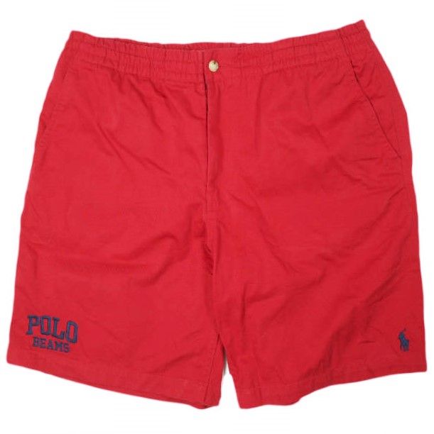 POLO RALPH LAUREN x BEAMS ポロ・ラルフローレン ビームス 26SS 別注 PREPSTER SHORT 50周年記念 イージーショーツ L RED チノ ショートパンツ ボトムス g26897
