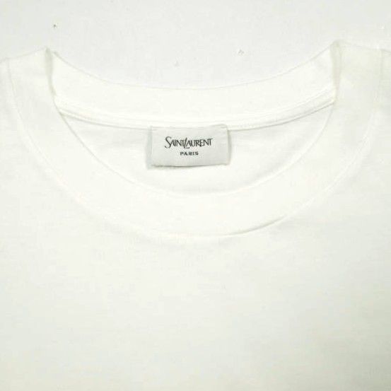 SAINT LAURENT サンローラン 24AW イタリア製 プレーンクルーネックT 