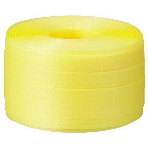 パ）ＰＰバンド　手締め用　１５．５ｍｍｘ１００ｍ　黄　８巻4637-3014【カウネット】