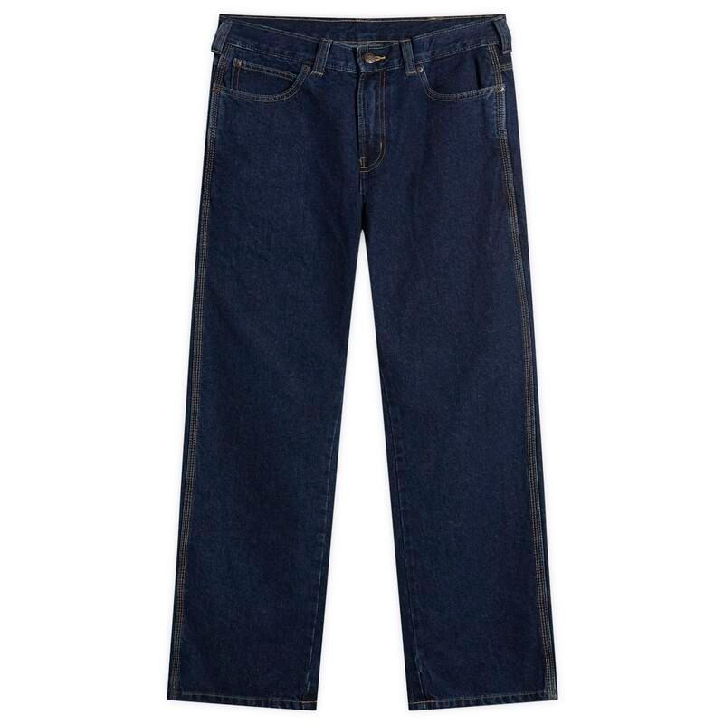【送料無料】 ディッキーズ メンズ デニムパンツ ボトムス Dickies 954 Relaxed Straight Work Jeans Dark Indigo