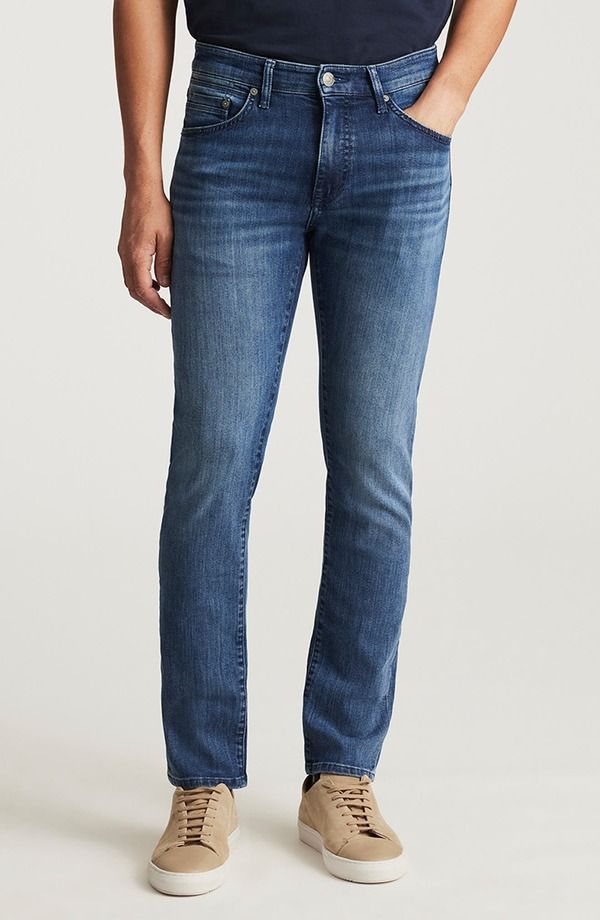 マーヴィ ジーンズ メンズ ボトムス デニムパンツ スリムフィット Mavi Jeans Jake Slim Fit Jeans Mid Brushed Williams