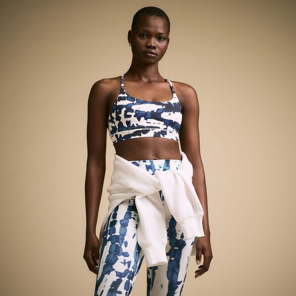 【送料無料】 キャリー レディース ブラジャー アンダーウェア CALIA Womens Strive Low Support Bra Darker Ardosia Tie Dye