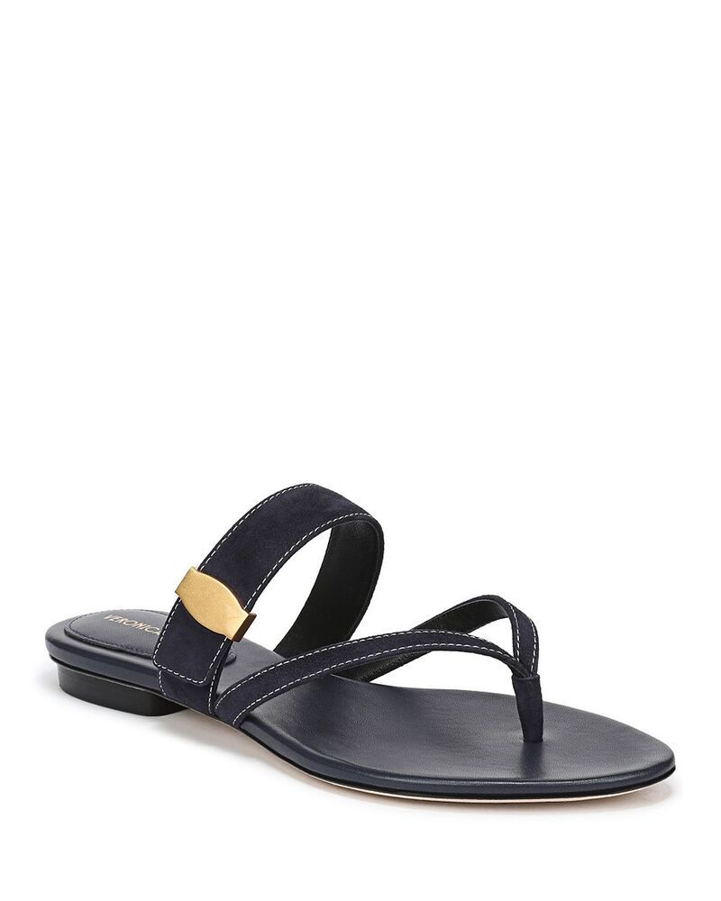 ヴェロニカ ベアード レディース シューズ サンダル Veronica Beard Womensalva Dash Flat Sandals Navy ネイビー
