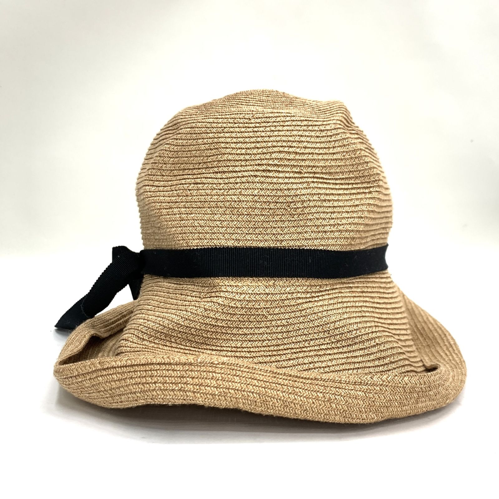 【mature ha.】MBOX-101 11cm brim 麦わら帽子 タグ・箱付 MATURE HA. マチュアーハ MBOX-101 BOXED HAT 11cm BRIM