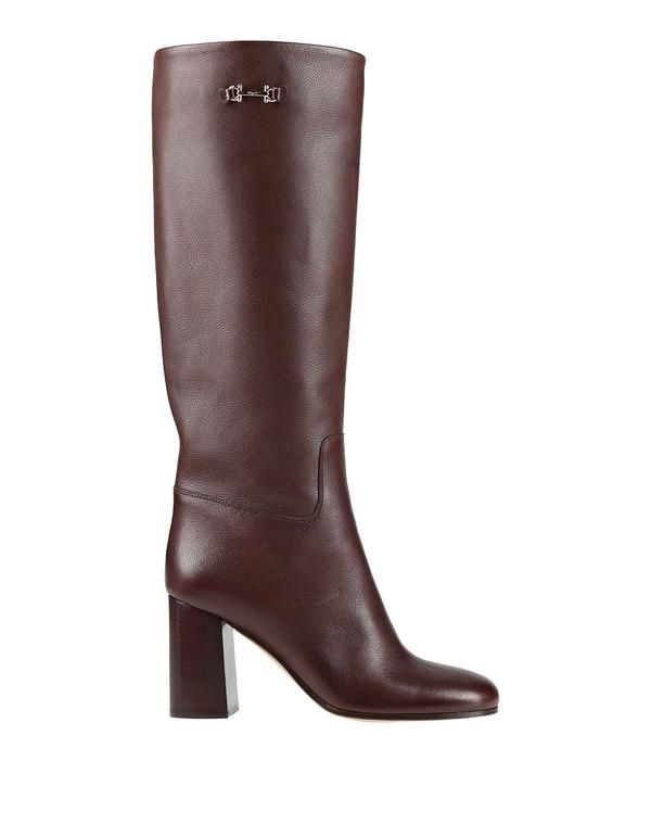 フェラガモ レディース シューズ ブーツ・レインブーツ FERRAGAMO Dark Brown ブラウン