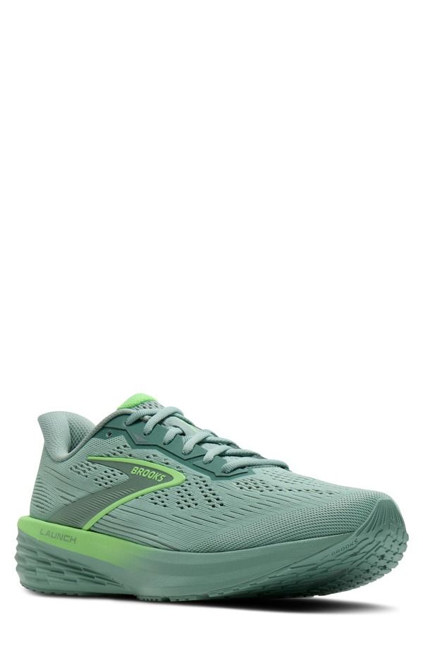 ブルックス メンズ シューズ スニーカー Brooks Launch 12 Running Sneaker Gray Mist Green グレー