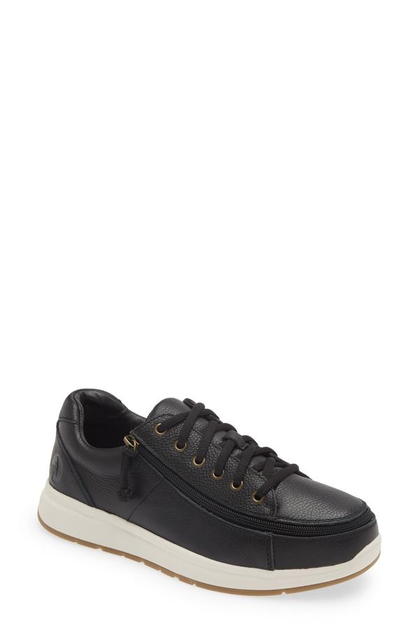 ビリーフットウェア メンズ シューズ スニーカー BILLY Footwear Comfort Low Zip Around Sneaker Black ブラック