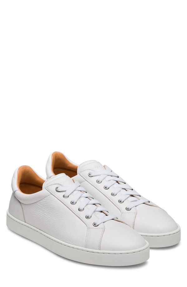 マグナーニ メンズ シューズ スニーカー Magnanni Cote Lo Sneaker White Tumbled And White ホワイト