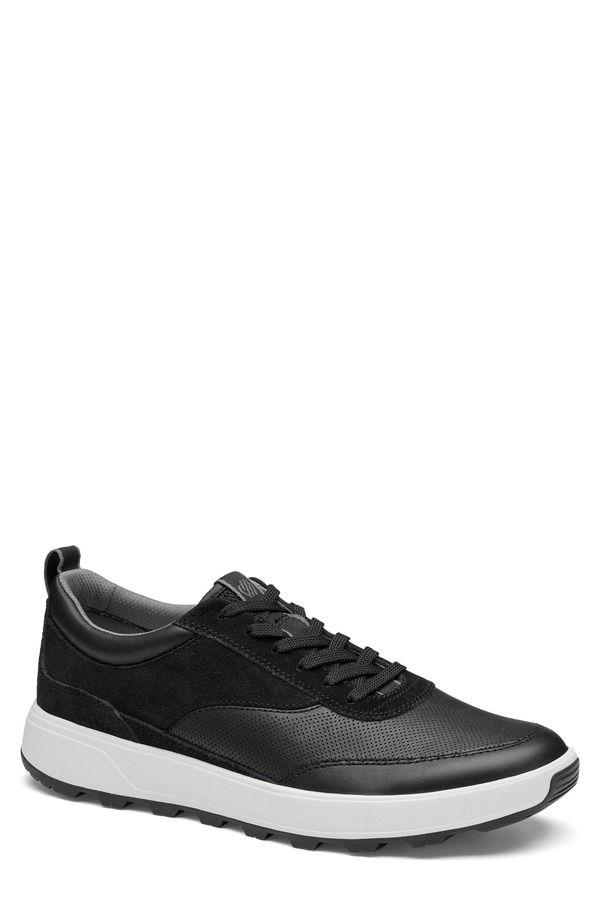 ジョンストンアンドマーフィー メンズ シューズ スニーカー Johnston Murphy Lucasneaker Black Full Grain Suede ブラック