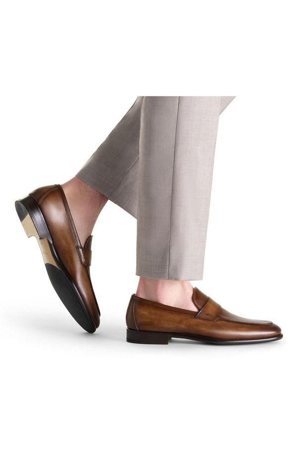 マグナーニ メンズ シューズ ローファー Magnanni Duerro Loafer Brown ブラウン