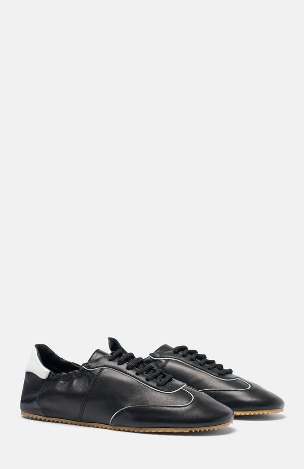 スカロッソ レディース シューズ スニーカー SCAROSSO Riley Sneakers Black Calf ブラック