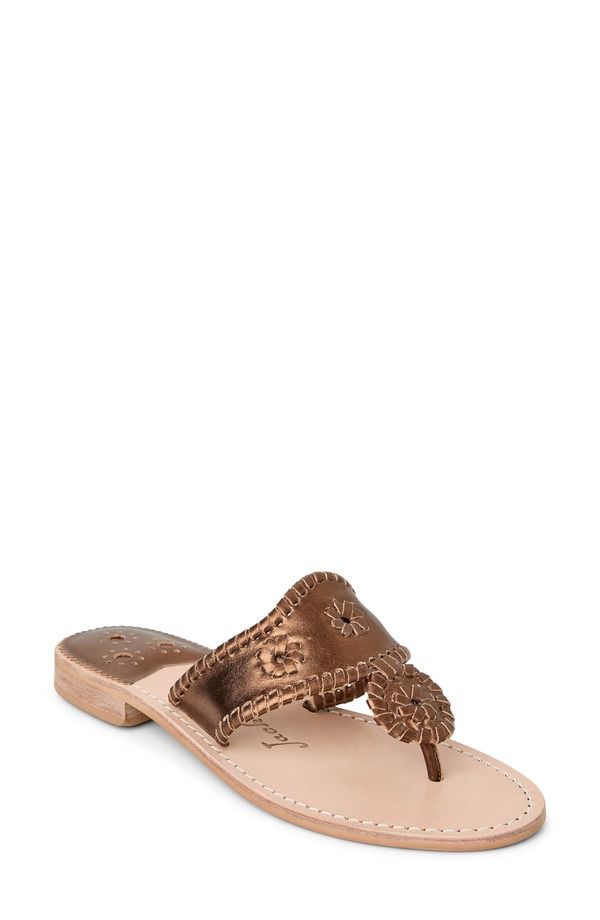 ジャックロジャース レディース シューズ サンダル Jack Rogers Jacks Flat Sandal Bronze