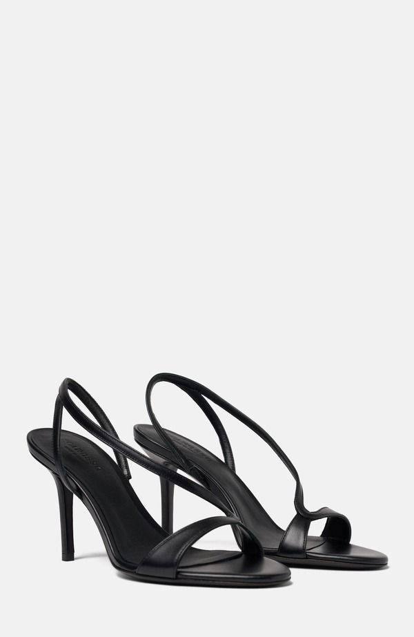 スカロッソ レディース シューズ サンダル SCAROSSO Paula Sandals Black Calf ブラック