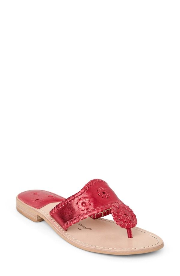 ジャックロジャース レディース シューズ サンダル Jack Rogers Jacks Flat Sandal Ruby Red レッド
