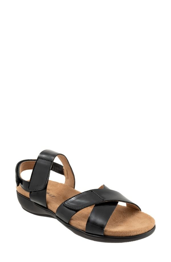 トロッターズ レディース シューズ サンダル Trotters River Slingback Sandal Black ブラック