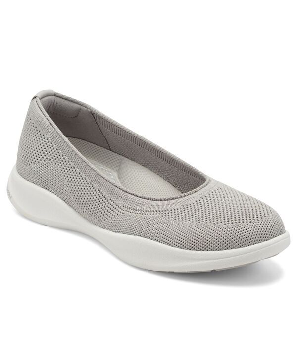 ロックポート レディース シューズ スリッポン・ローファー Rockport Womens Roana SlipOn Round Toe Flats Light Gray グレー