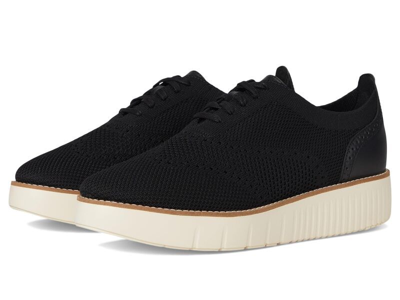 コールハーン レディース シューズ オックスフォード プラットフォーム Cole Haan Grand City Platform Stitchlite Oxfords BlacknitIvory アイボリー