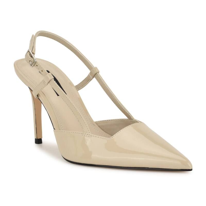 ナインウェスト レディース シューズ パンプス Nine West Mianda Womenslingback Pointed Toe Pumps Off White オフホワイト