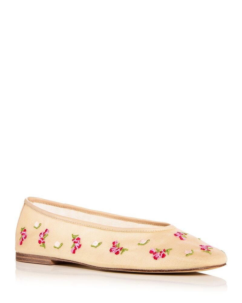 アクア レディース シューズ パンプス AQUA Womens Annie Flats Exclusive Tan Mesh タン