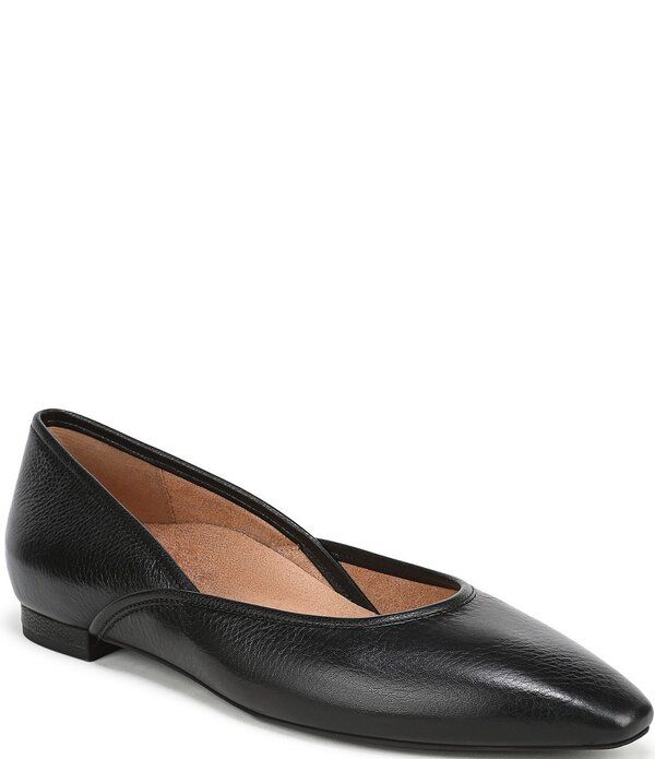 バイオニック レディース シューズ パンプス レザー Vionic Gracia Leather Slip On Flats Black ブラック