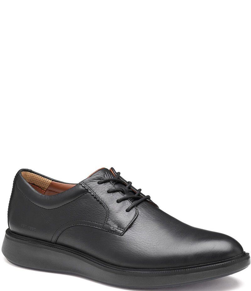 ジョンストンアンドマーフィー メンズ シューズ ドレスシューズ オックスフォード レザー Johnston Murphy Mens XCParker Leather Plain Toe Oxfords BlackBlack ブラック