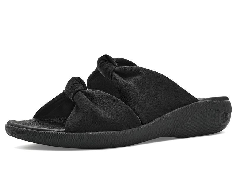 ライフストライド レディース シューズ ヒール サンダル LifeStride Caring Slide Sandals Black ブラック