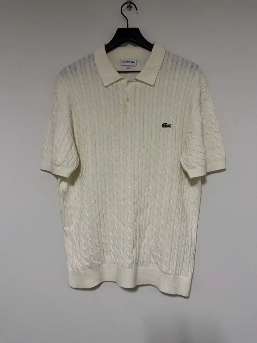 ラコステ ケーブルニット 半袖 M (4) 11,147円