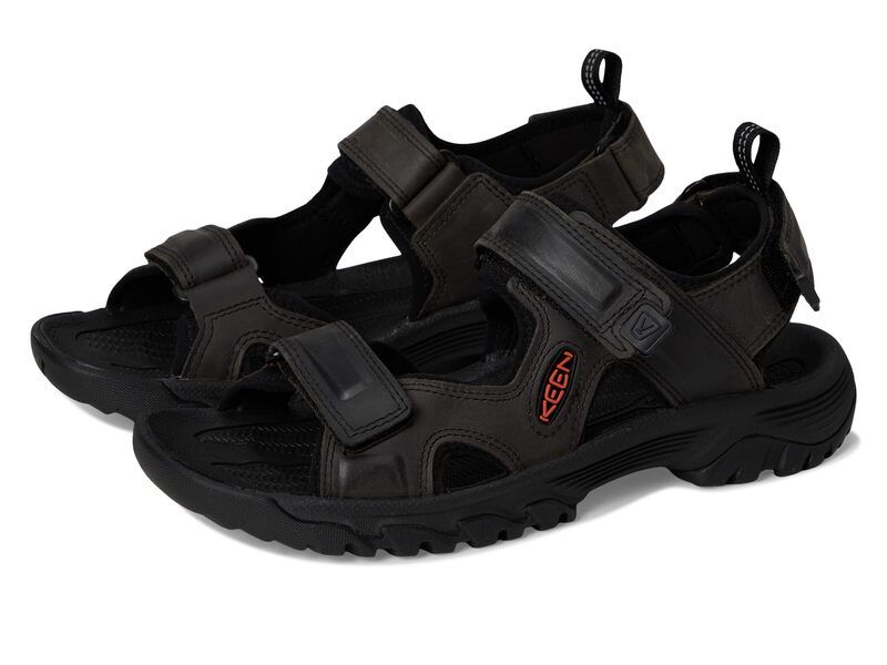 キーン メンズ シューズ サンダル KEEN Targhee III Open Toe Sandal GreyBlack ブラック