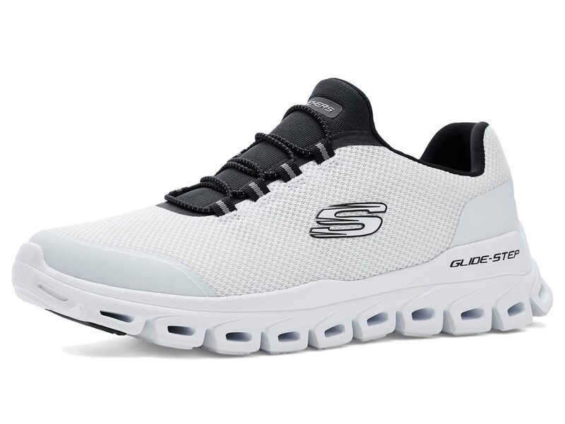 スケッチャーズ メンズ シューズ スニーカー SKECHERS GlideStep Noltek WhiteBlack ホワイト