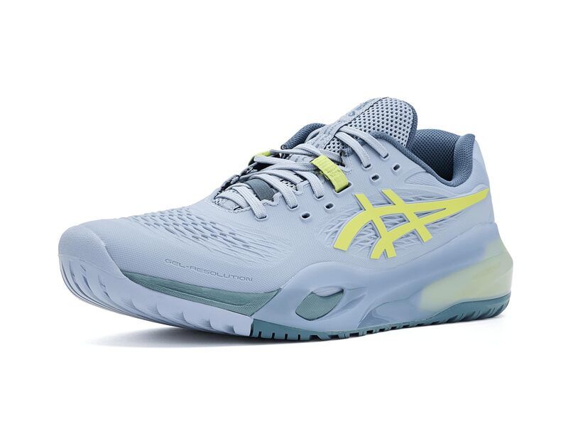 アシックス メンズ シューズ スニーカー Asics GelResolution X Grey BluePista グレー
