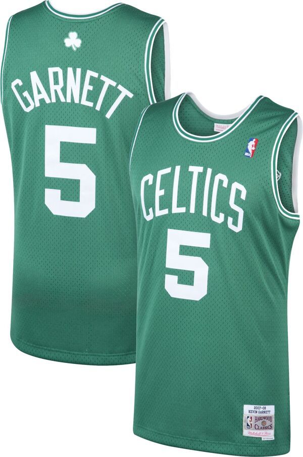ミッチェルネス メンズ トップス シャツ ジャージー Mitchell Ness Mens Boston Celtics Kevin Garnett 5 Swingman Jersey NoColor