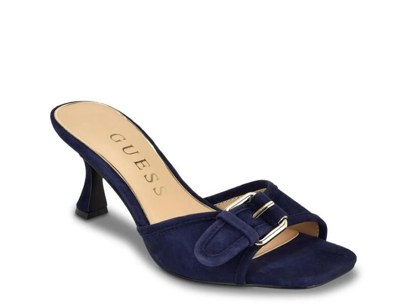 ゲス レディース シューズ サンダル GuessDista Sandal Dark Blue Suede ブルー 18,346円