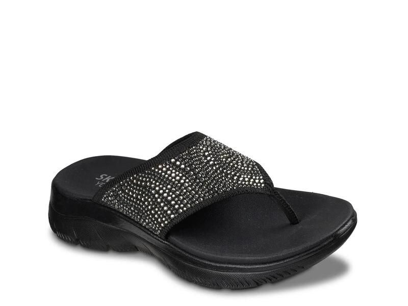 スケッチャーズ レディース シューズ サンダル SkechersSummits Unmatched Glow Sandal Black ブラック