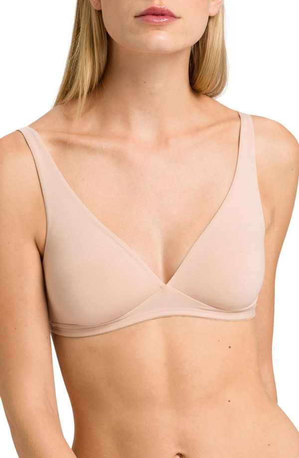 ハンロ レディース アンダーウェア ブラジャー コットン Hanro Cotton Sensation Soft Cup Bra Beige ベージュ