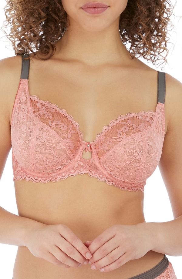 フレイヤ レディース アンダーウェア ブラジャー Freya Offbeat Underwire Plunge Bra Rosehip