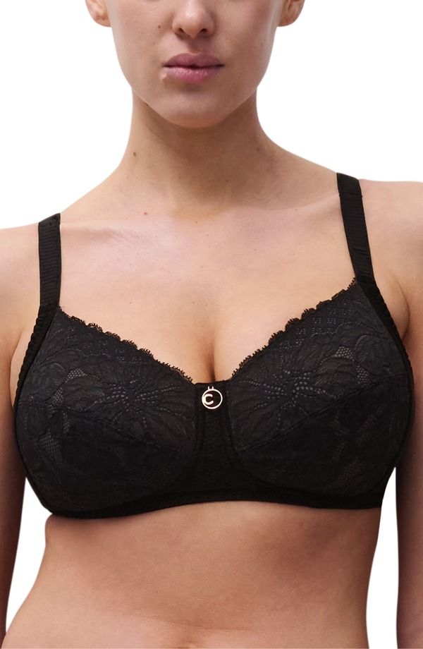 シャンテル レディース アンダーウェア ブラジャー レース Chantelle Lingerie Sublime Lace Wireless Bra Black ブラック