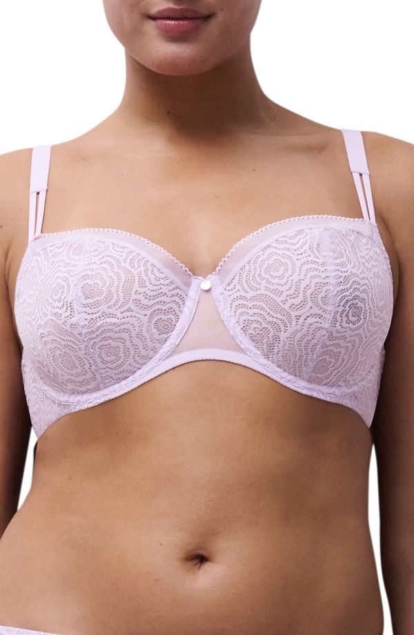 シャンテル レディース アンダーウェア ブラジャー Chantelle Lingerie C Jolie Underwire Demi Bra Mauve