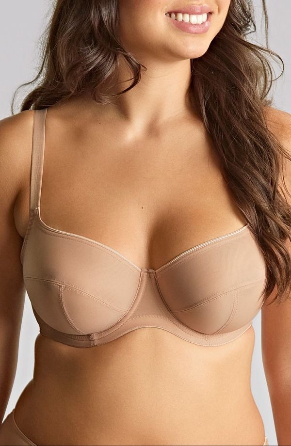 パナシェ レディース アンダーウェア ブラジャー Panache Tango Essence Underwire Balconette Bra Honey