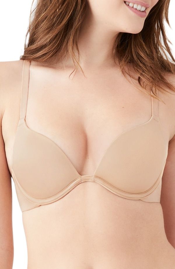 ビーテンプティッド レディース アンダーウェア ブラジャー btemptd by Wacoal Future Foundation Underwire PushUp Brau Natural