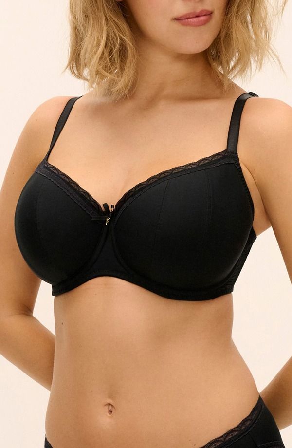 フレイヤ レディース アンダーウェア ブラジャー Freya Flirt Underwire Padded Bra Black ブラック
