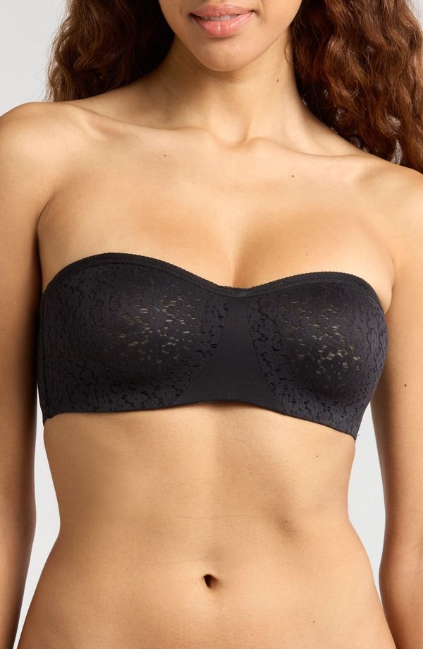 シャンテル レディース アンダーウェア ブラジャー レーストリム レース Chantelle Lingerie Norah Lace Trim Bandeau Bra Black11 ブラック 19,225円