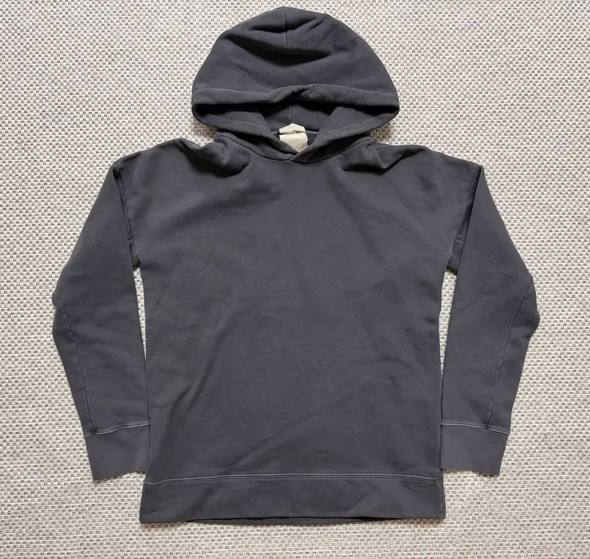 S テンシー(TEN C) ロゴ パッチ メンズ フーディー Tシャツ DARK GREY 新品