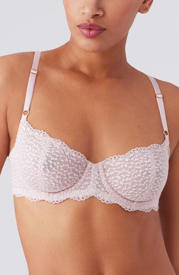 ビーテンプティッド レディース アンダーウェア ブラジャー btemptd by Wacoal Untamed Underwire Demi Bra Rose Smoke スモーク