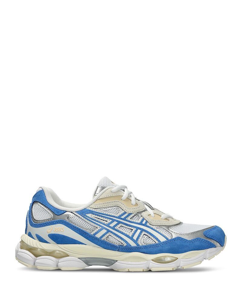 アシックス レディース シューズ スニーカー Asics Unisex GELNYC Sneakers WhiteBlue ホワイト