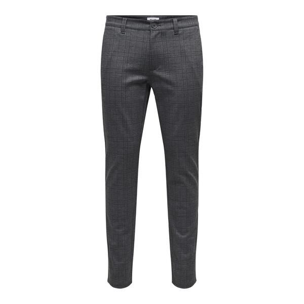 オンリー メンズ ボトムス カジュアルパンツ スリムフィット Only Mens Chino Slim Fitrousers Demitasse