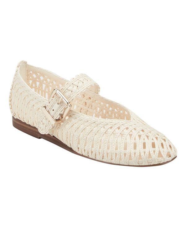 マーク・フィッシャー レディース シューズ パンプス Marc Fisher LTD Womens Emillia Round Toe Mary Jane Dress Flats Cream クリーム
